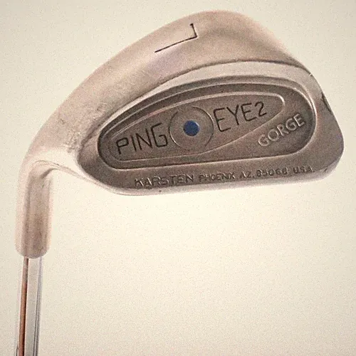 Ping Eye 2 Gorge (Blue Dot) Lob Wedge Uniflex Steel LEFT HANDED