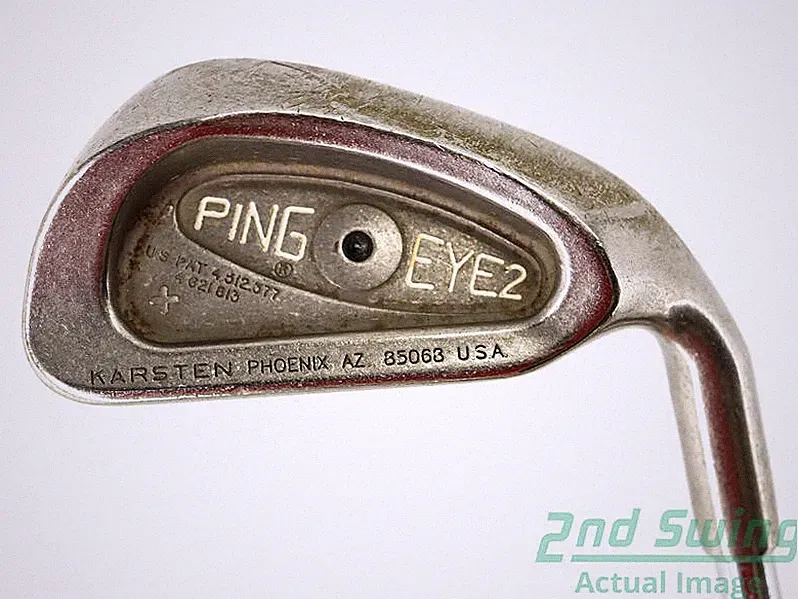 Ping Eye 2 + Single Iron 7 Iron Steel Regular Right Black Dot 37.5in