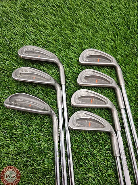 PING EYE IRON SET 5-SW STIFF KARSTEN ZZ LITE (ORANGE DOT) GOOD