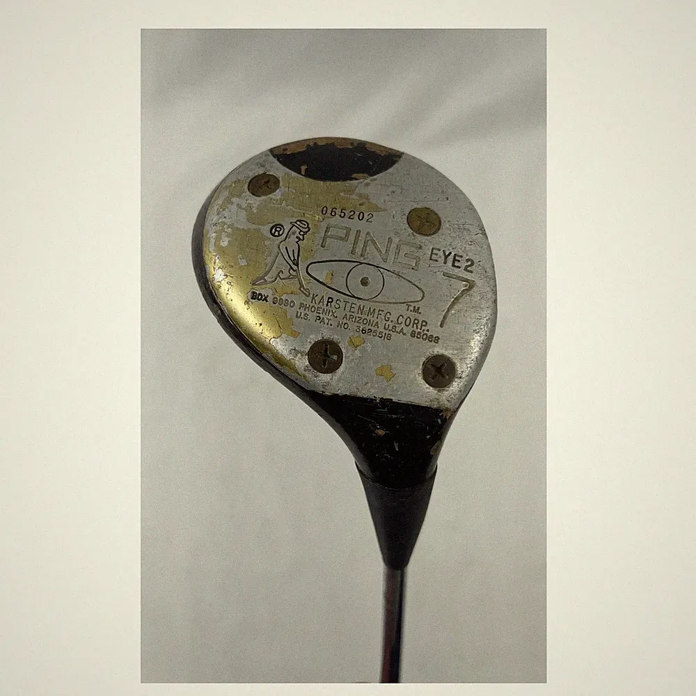 Ping Eye2 7 Wood Golf Club Mens Right Hand Fairway Wood Steel Shaft Vintage