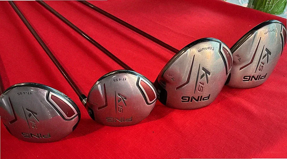 Ping Fairway Woods Soft Tech 4 Set K15 Soft R TFC Titanium RH Graphite Shaft