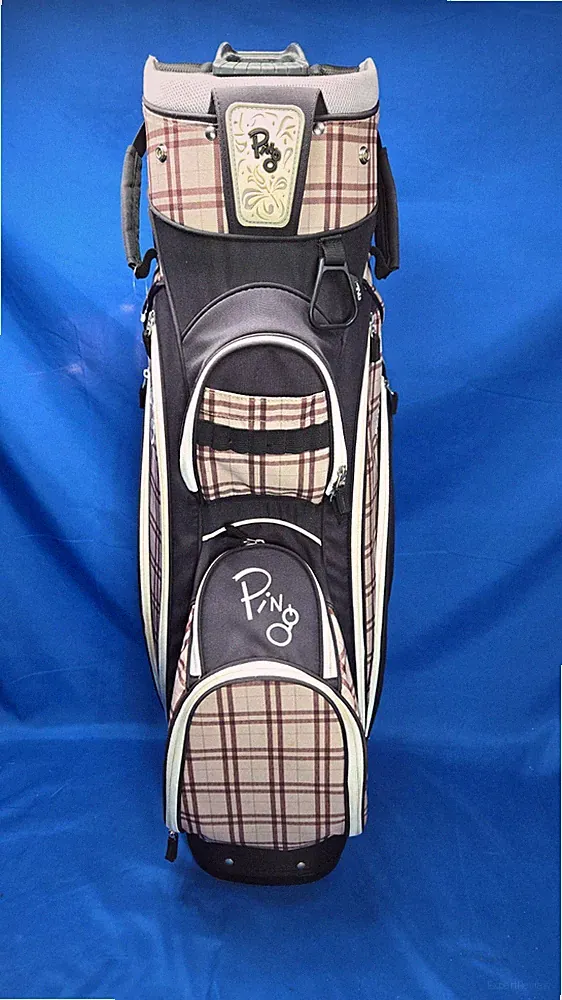 Ping Faith Ladies Plaid Golf Cart Bag 14 Slot Club Divider VERY NICE