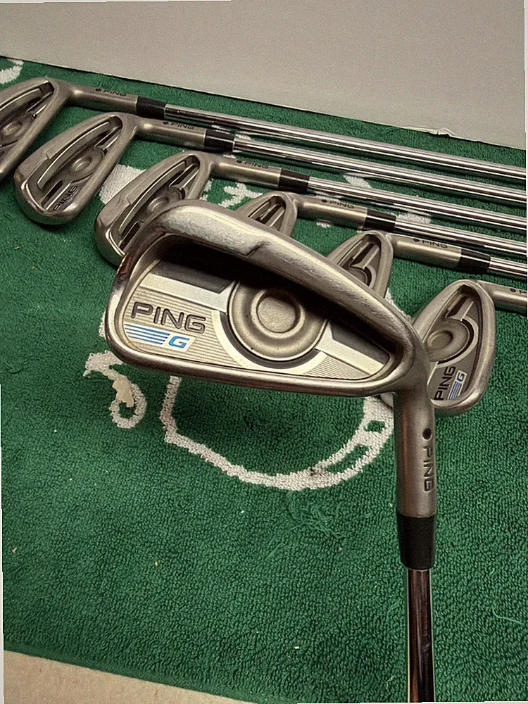 Ping G Iron Set 4-PW Stiff Flex Steel Black Dot Iron set RH