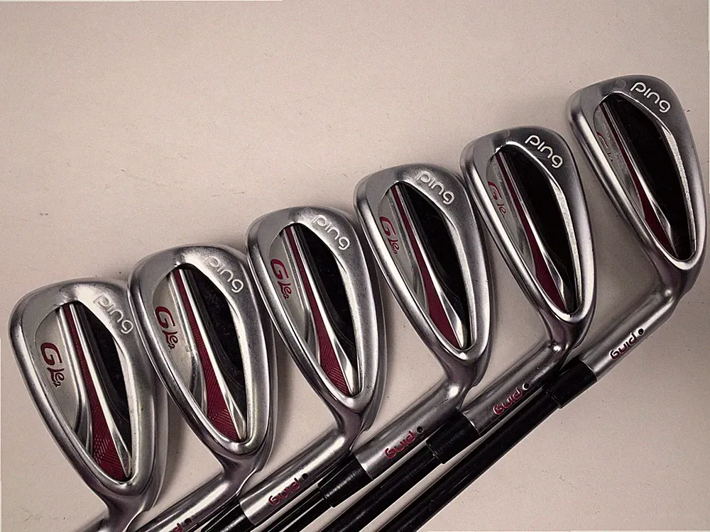 Ping G LE 2 Womens Iron Set 6-PW+GW Black Dot Fujikura Vista Pro 50 Senior RH