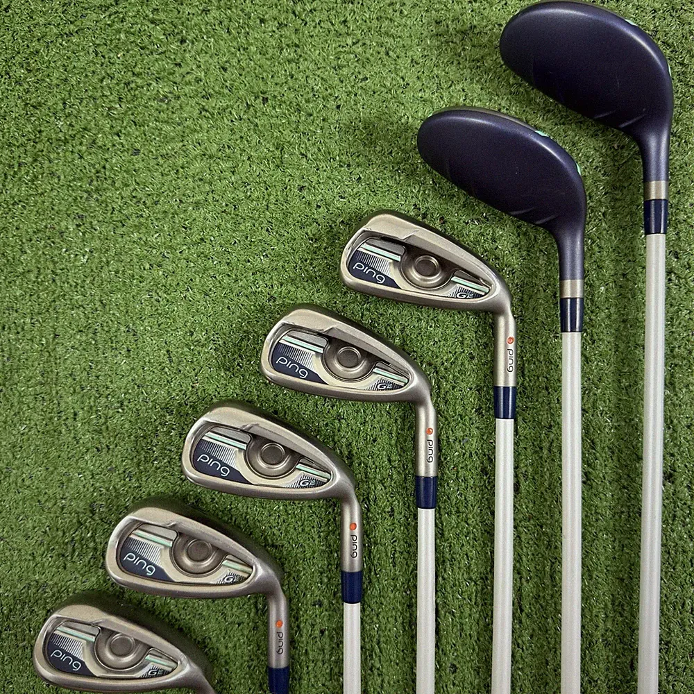 Ping G Le Iron Hybrid Set 5H 6H 7-PW SW Ladies Womens Flex Orange Dot +1/2” Long