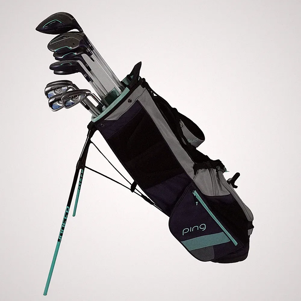 Ping G Le Ladies Golf Set ULT 230 Driver 3 5 7 Wood 4-6H 7-PW Stand Bag RH