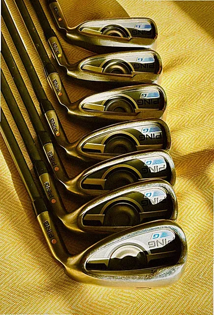 PING G Series Irons, 5-U, Senior Graphite Flex, Standard Loft and Lie
