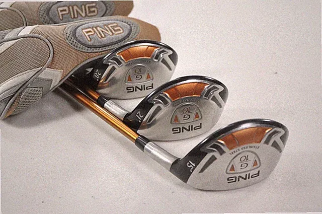 Ping G10 15*, 21*, 28* Hybrid Set Regular Flex Right TFC129 Graphite # 222314