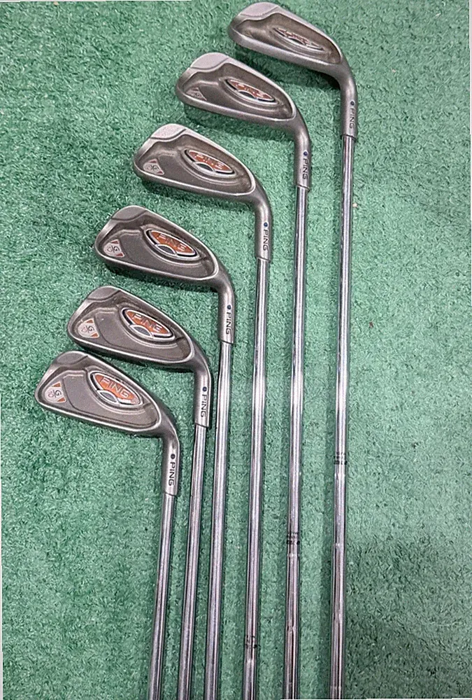 PING G10 Blue Dot Iron Set 4-8+W RH Ping Steel Shaft R-Flex