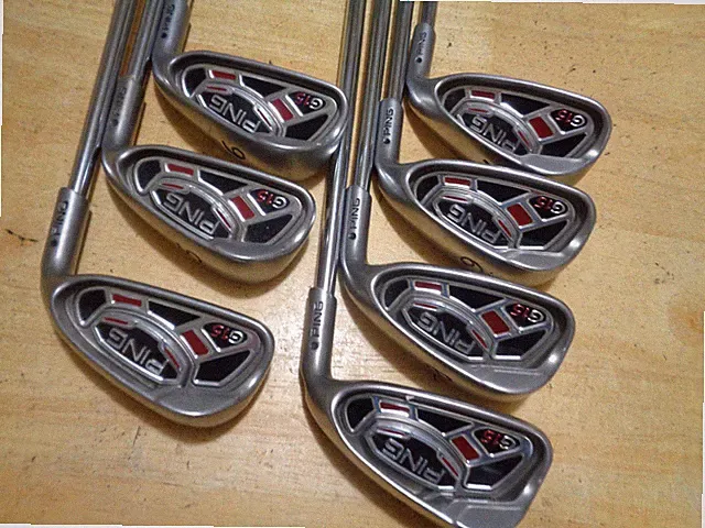 PING G15 4-PW IRONS IRON Set G 15 Steel AWT Regular Flex Black Dot