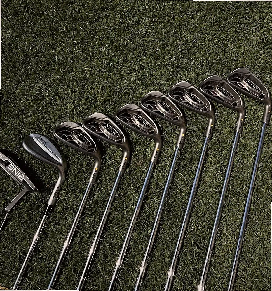 PING G15 Complete Set, Glide 56 Wedge. and PING Vault 2 Putter