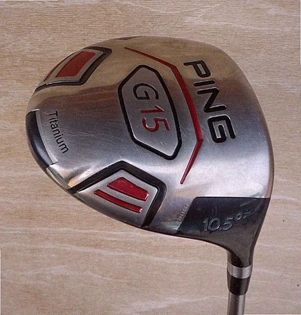 PING G15 DRIVER 10.5 LOFT STIFF FLEX TFC700D SHAFT RIGHT HANDED G-15 GOLF CLUB
