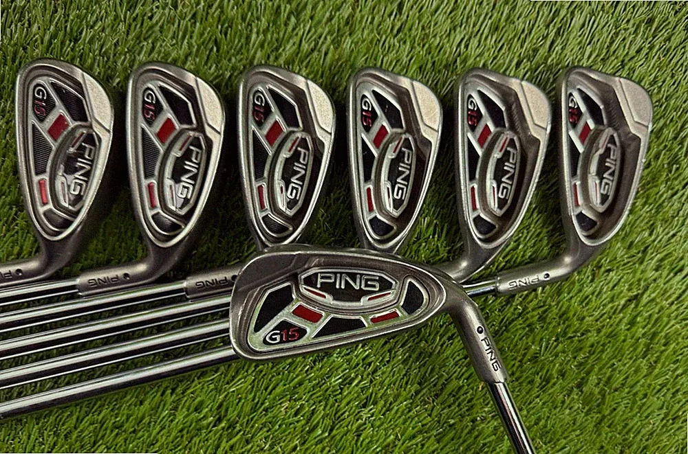 Ping G15 Iron Set 4-PW Black Dot | Right Hand | AWT Regular Flex Steel