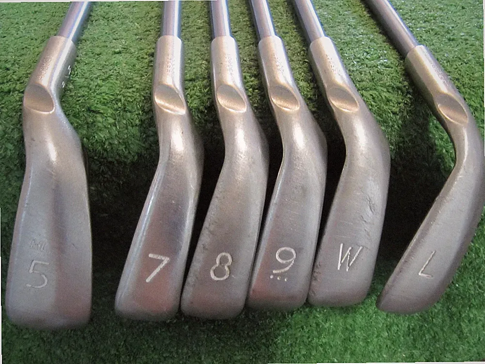 PING G2 BROWN DOT IRONS, 5-7-8-9-PW-LW, PING TFC 100 LADIES FLEX GRAPHITE SHAFTS