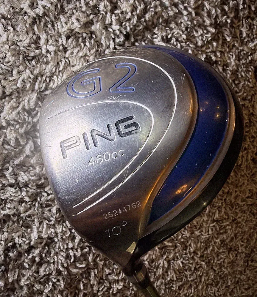 PING G2 LH Driver 460CC Graphite S Flex 10° 65-R 350 ALDILA NV Used Left Handed!