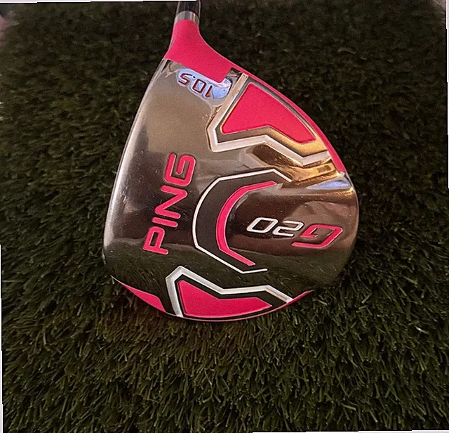 Ping G20 Bubba Watson Long In Pink 10.5° Driver Stiff Flex Limited Edition 2012