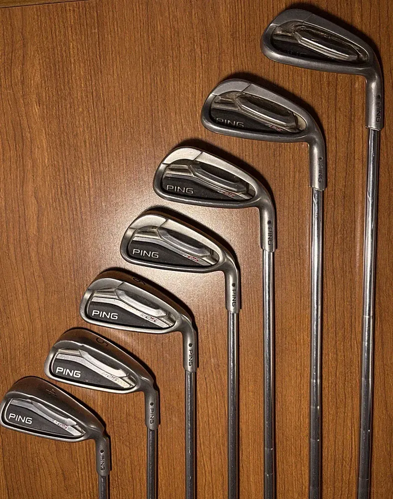 PING G25 Iron Set 4-PW -7 Clubs - Black Dot - CFS Regular Flex Steel - RH