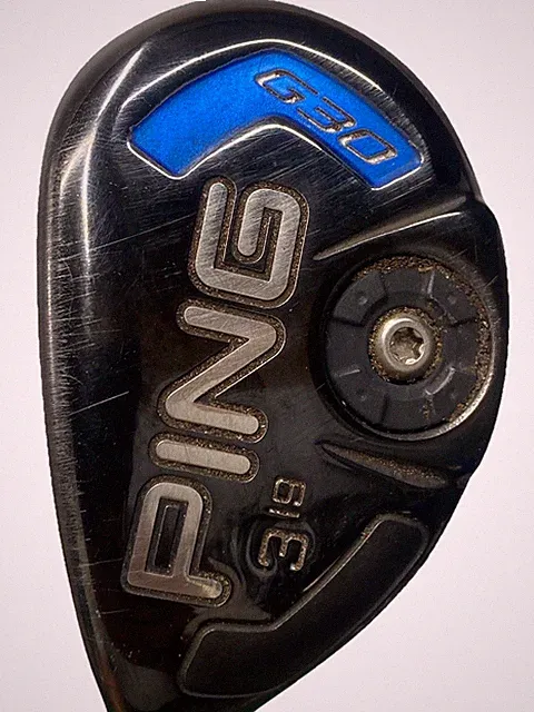 Ping G30 3 Hybrid 19* LH TFC 419 Stiff Graphite 40" HC Lamkin UTX Grip Nice Club