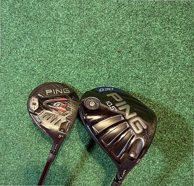 PING G30 Driver & G410 5 Fairway Wood Stiff Flex RH