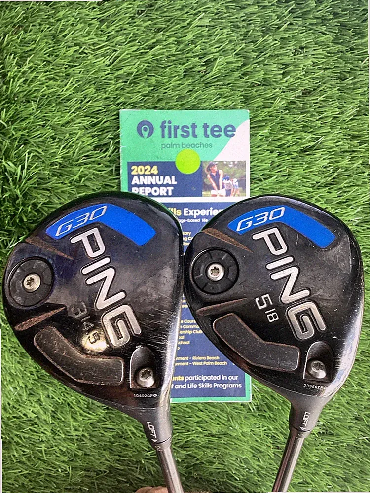 Ping G30 Fairway Woods Set 3-14.5* And 5-18* Lite Seniors Graphite Shafts -1”