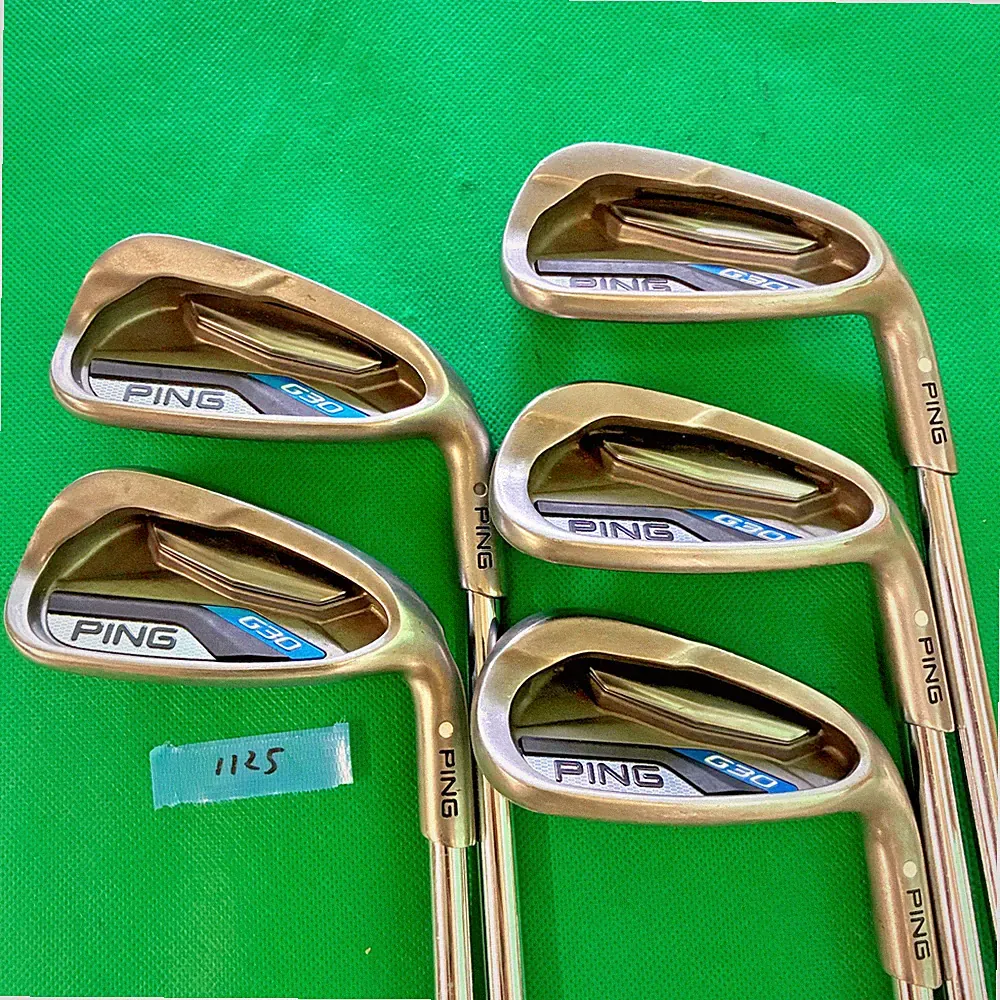 Ping G30 Iron Set 5pcs 7-W,U Flex X Modus3 105 Steel Shaft Golf Clubs White Dot
