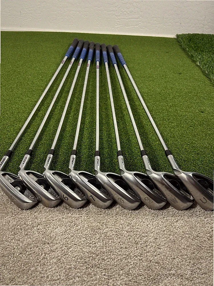 PING G400 Iron Set 4-UW 8 Clubs CFS Distance SR Steel RH Golf Pride
