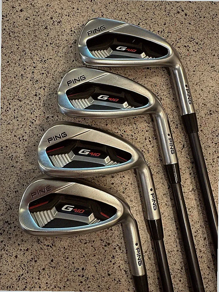 Ping G410 Black Dot Iron Set 7-PW Ping Alta AWT R Regular Flex Steel Shafts RH