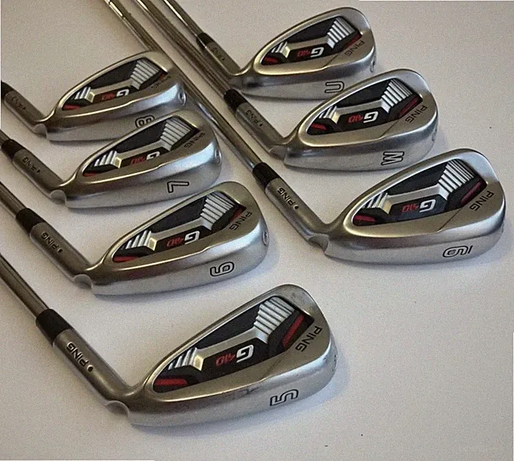 Ping G410 Iron Set Black Dot 5-PW, UW AWT 2.0 Regular Flex