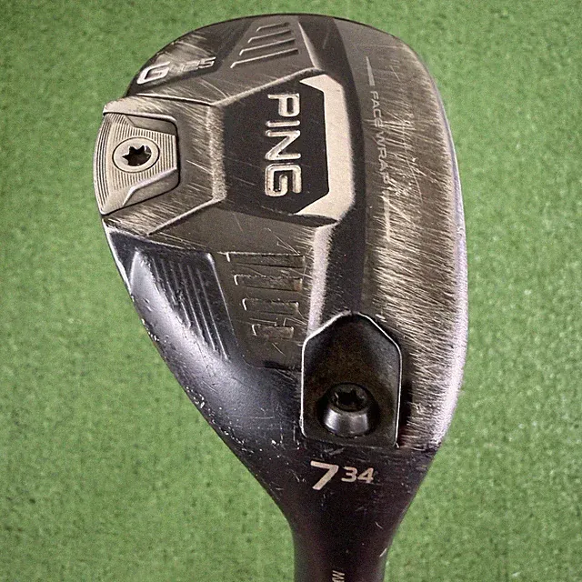 Ping G425 7 Hybrid 7H 34 Alta CB Slate 70g Stiff Flex Right Handed +1.75” Long