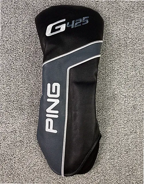 PING G425 Driver Headcover Black / Gray Golf Club Head Cover Genuine NEW