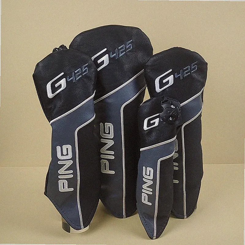 Ping G425 Golf Club Headcovers Driver Fairway Woods Cover Head Covers Set 4Pcs