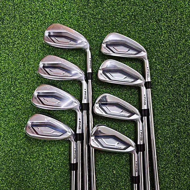 Ping G440 Iron Set 4-9 W U RH Steel Shafts Silver 8 Clubs New