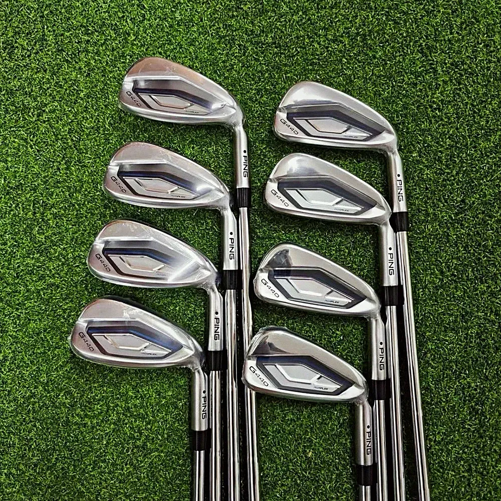PING G440 Iron Set 7 Clubs 4-PW Steel Shafts Regular Flex Right-Hand Silver