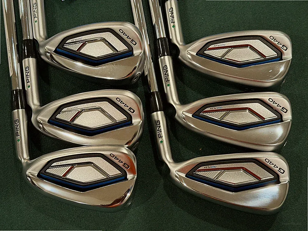 Ping G440 Irons Set Green Dot RH Nippon Modus3 105 Stiff Steel (6-UW)