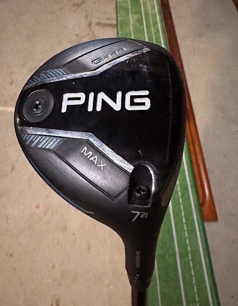 PING G440 Max Fairway 21° 7 Wood TOUR 2.0 Black 75 Stiff Flex