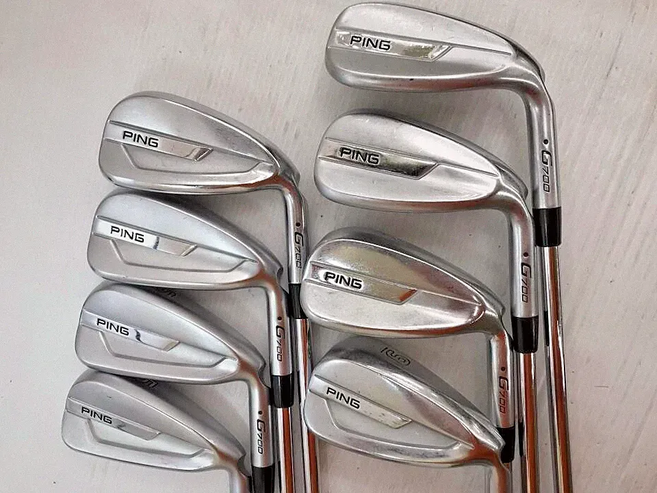 Ping G700 Iron Set 5I - 9I W,U,S 8 Clubs N.S.PRO Zelos 7 Flex R Black Dot RH Men