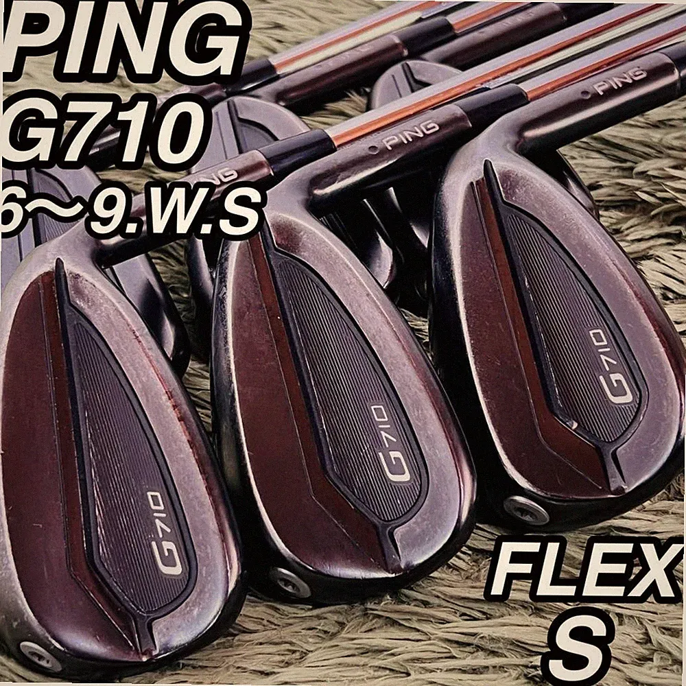 Ping G710 Iron Set 6 Clubs Men s Golf Beginner Entry Model Black