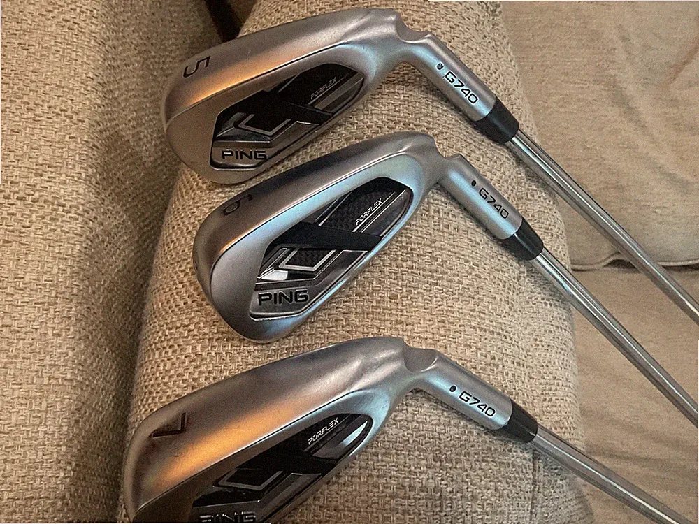 Ping G740 Black Dot Iron Set 5-Pw, Regular Flex AWT 3.0 Free Shipping