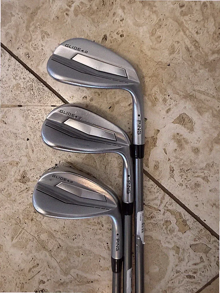 Ping Glide 4.0 Wedge Set Black Dot ⚫️ 46-50-54 Degree Golf Clubs Recoil F3 R...