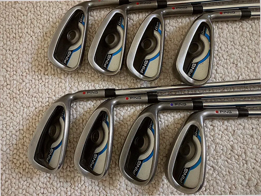 Ping Gmax Iron Set 4-PW & UW Red/Purple Dot Regular Steel Mens RH