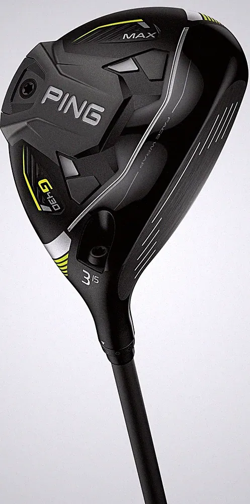 Ping Golf Club G430 MAX 15* 3 Wood Stiff Graphite Tour 2.0 Chrome 75 Excellent