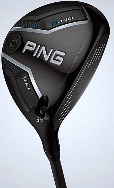 Ping Golf Club G440 MAX 15* 3 Wood Senior Graphite Alta CB Blue 65 Mint