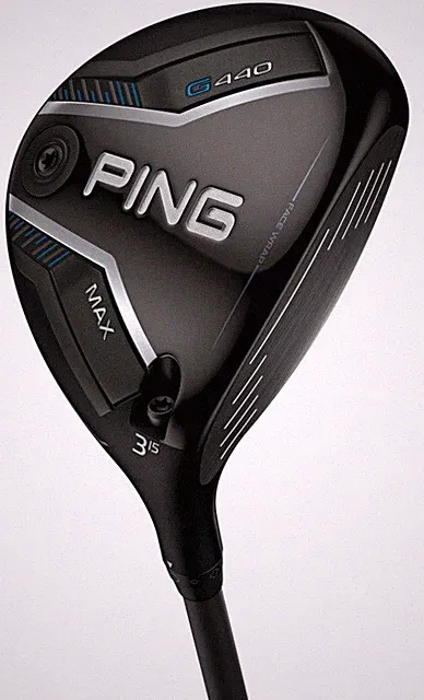 Ping Golf Club G440 MAX 19* 5 Wood Stiff Graphite Tour 2.0 Black 75 Mint