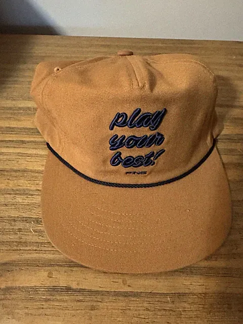PING Golf Hat Adjustable Brown