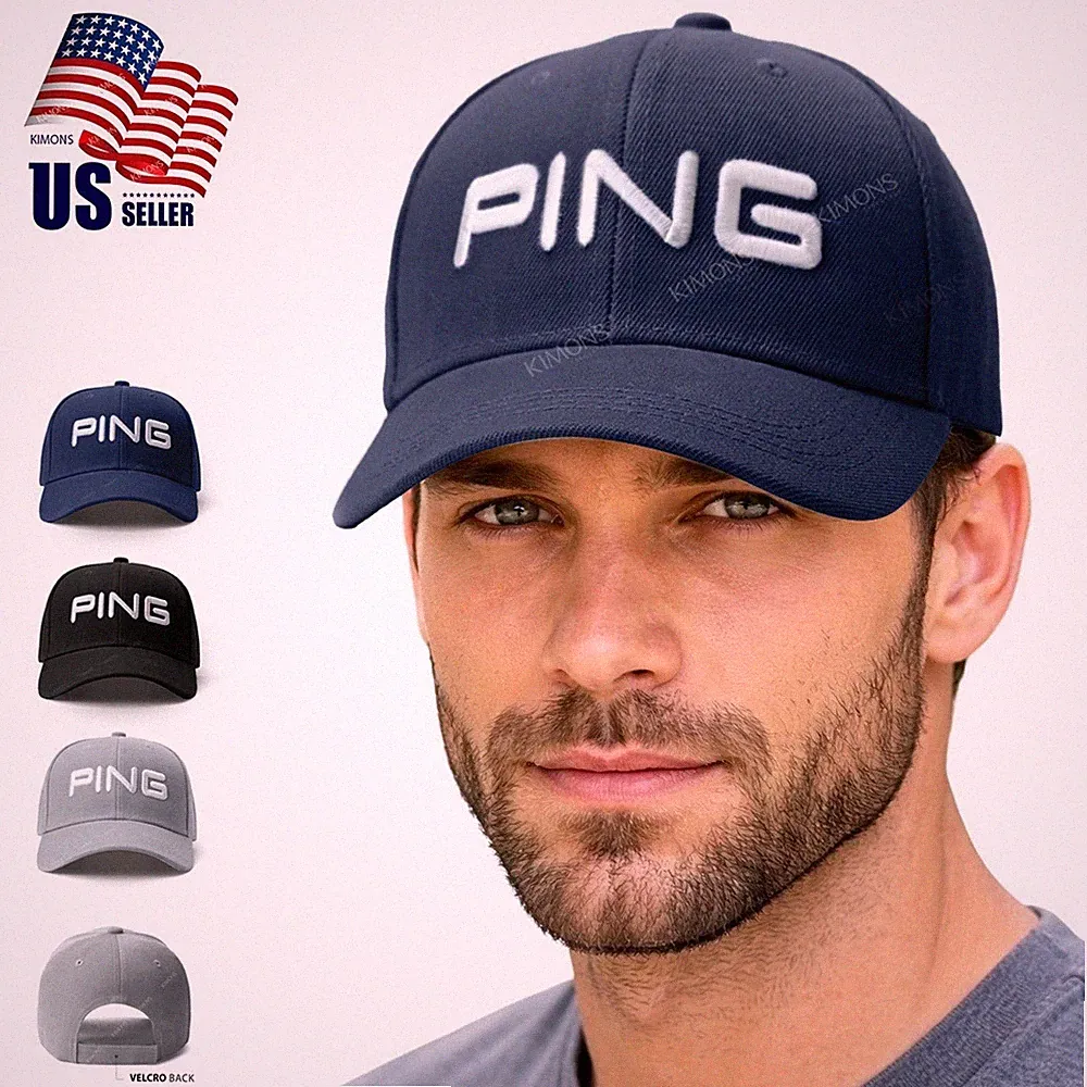 [Ping] Golf Hat Baseball Cap - Adjustable UV Protection **Free Returns** Gift