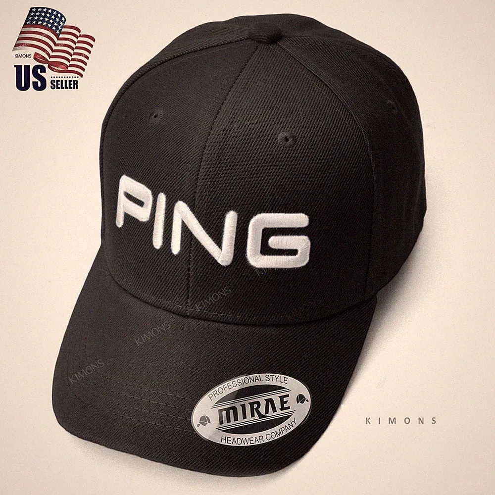 [Ping] Golf Hat Black Baseball Cap **"Free Returns / Best Gift"** Premium 2026