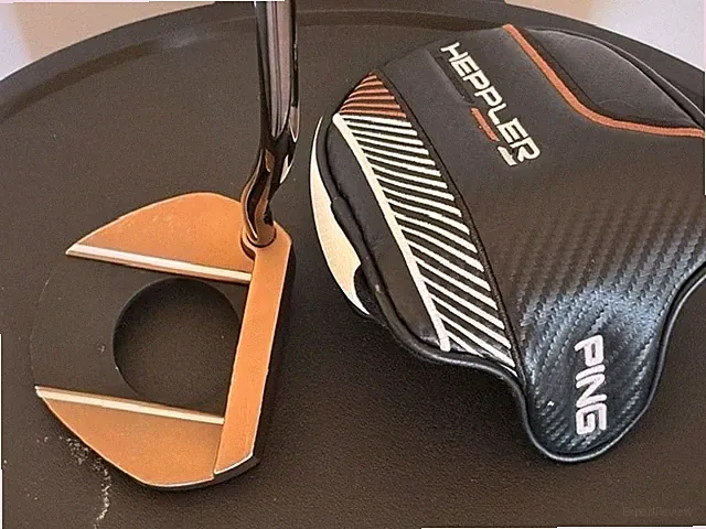 ping heppler fetch putter with headcover 35" PP59 grip face balanced