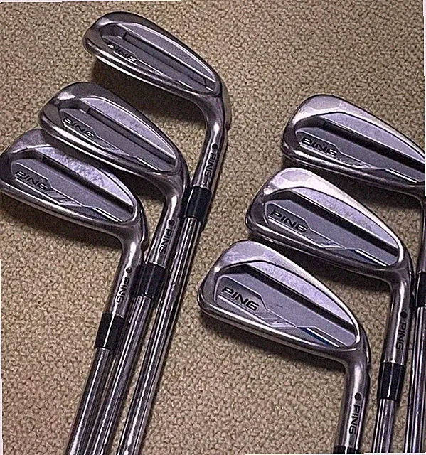 Ping i Iron Set 6pcs 5-W Stiff Flex KBS 120 tour S Dot Black RH