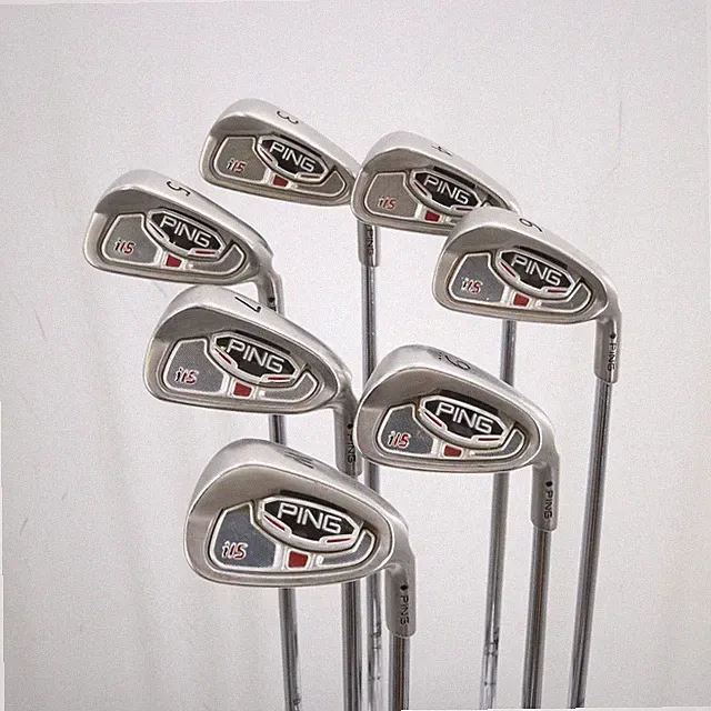Ping i15 Iron Set 3-7,9,W Black Dot AWT Steel Shaft AWT Stiff Flex RH A-160445