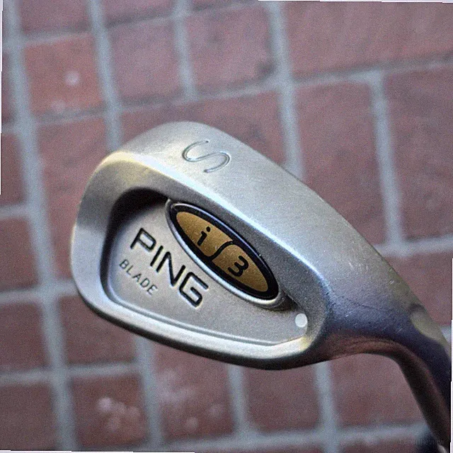 PING i3 Blade White Dot SW Sand Wedge Stiff JZ Cushin Steel Original Grip RH